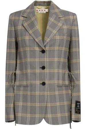 Marni Blazer a cuadros con botones