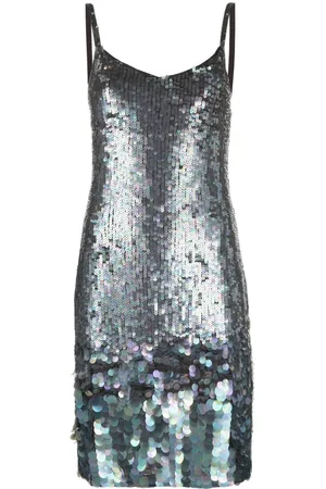P.A.R.O.S.H. Slip dress Gigi con lentejuelas