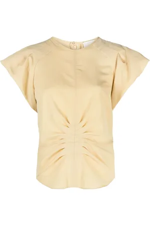 Isabel Marant Blusa Tullya con pliegues