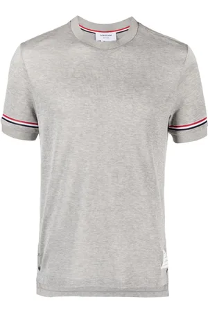 Thom Browne Camiseta con bucle en grosgrain
