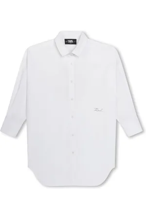 Karl Lagerfeld Vestido camisero con logo
