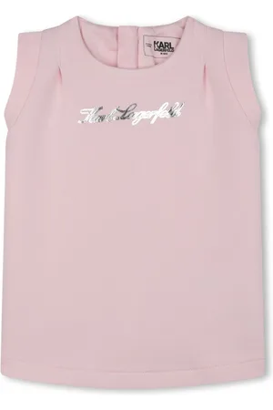 Karl Lagerfeld Vestido con logo estampado