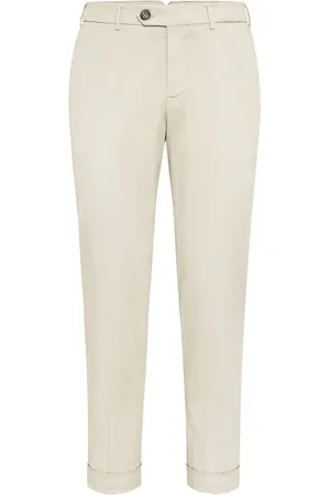 Brunello Cucinelli Pantalones chinos ajustados