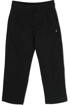 Calvin Klein Pantalones rectos con parche del logo