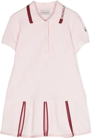 Moncler Vestido camisero con logo bordado