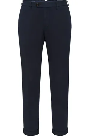 Brunello Cucinelli Pantalones chinos slim de talle medio