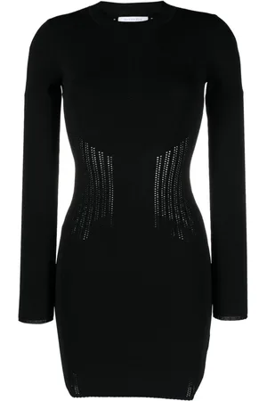 Patrizia Pepe Vestido ajustado con perforaciones