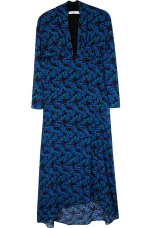 IRO Vestido largo Nollie fruncido
