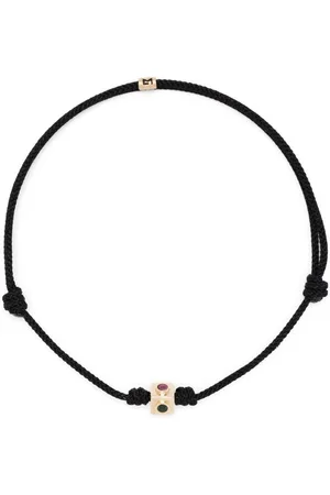 LUIS MORAIS Pulsera en oro amarillo de 14 kt con turmalinas