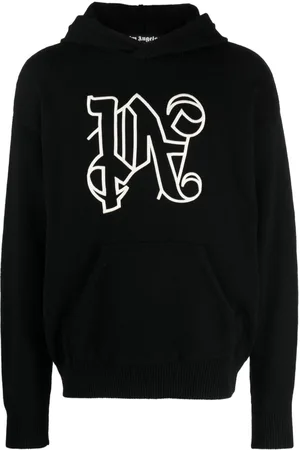 Palm Angels Sudadera con capucha y monograma bordado