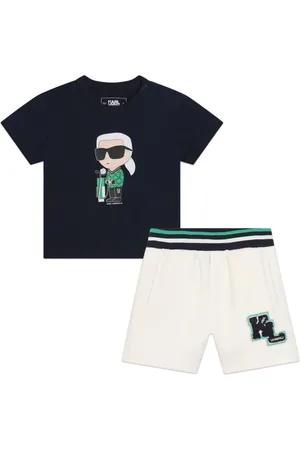 Karl Lagerfeld Set de pantalones con estampado gráfico