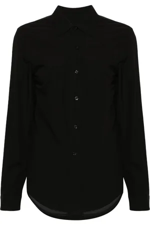 R13 Camisa con panel de organza
