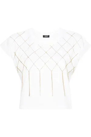 Liu Jo Camiseta con detalle de cuentas