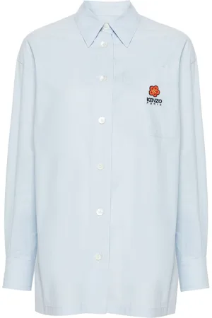 Kenzo Camisa Boke Flower con logo bordado