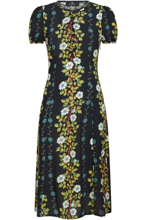 Etro Vestido acampanado con estampado floral