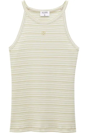 Filippa K Top con monograma bordado