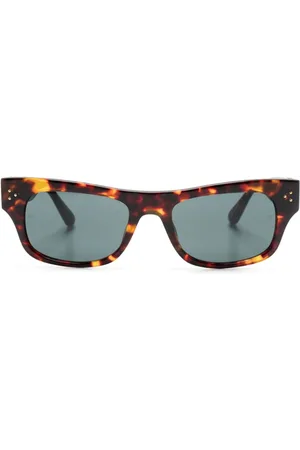 Linda Farrow Gafas de sol con montura rectangular