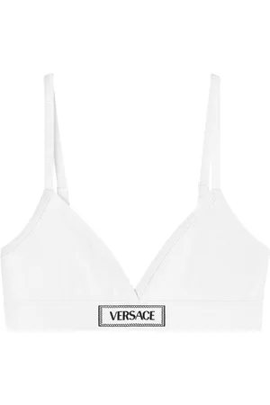 VERSACE Sujetador con parche del logo