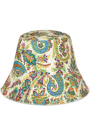 Etro Sombrero de pescador con estampado de cachemira
