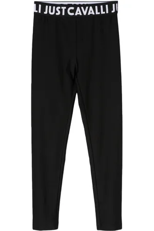 Roberto Cavalli Leggins con logo estampado