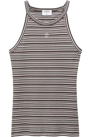 Filippa K Top con monograma bordado
