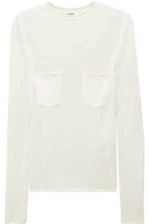 Filippa K Camiseta con bolsillo de parche