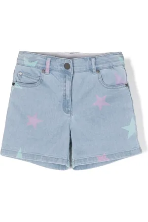 Stella McCartney Pantalones vaqueros cortos con estrellas estampadas
