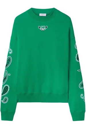 OFF-WHITE Sudadera Arrow con bordado de bandana