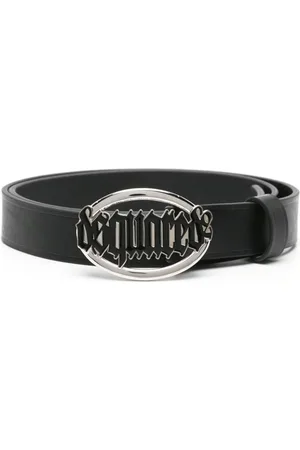 Dsquared2 Cinturón Gothic con hebilla del logo