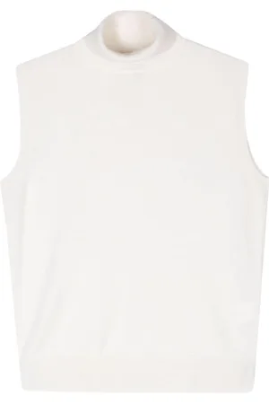 Rohe Top de punto con cuello desbocado