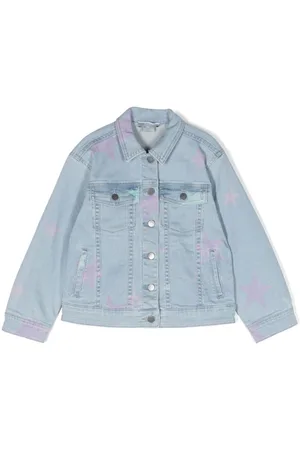 Stella McCartney Chaqueta vaquera con estrellas estampadas
