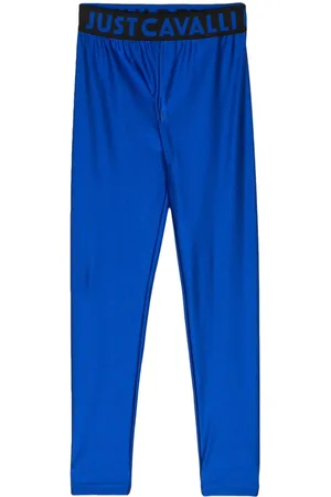 Roberto Cavalli Leggins con logo estampado