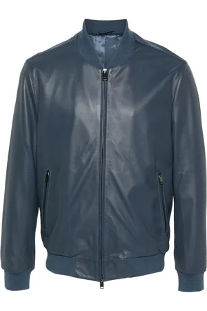 BRIONI Chaqueta bomber con perforaciones