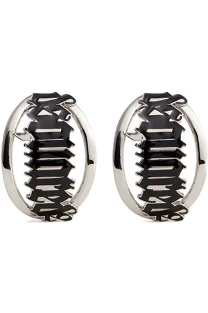 Dsquared2 Pendientes de clip con placa del logo