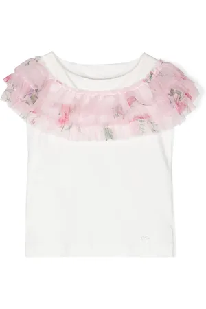 MONNALISA Camiseta con volantes
