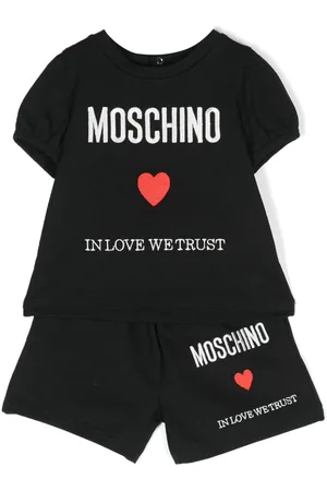 Moschino Conjunto con logo bordado