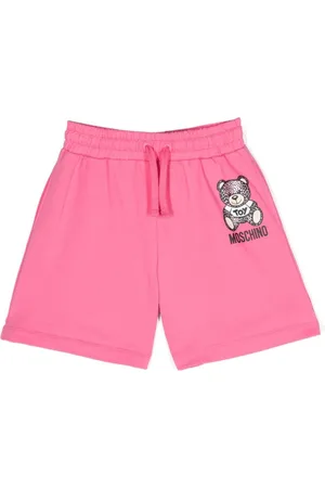 Moschino Bermudas con logo estampado y cordones