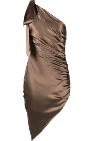 Michelle Mason Vestido asimétrico de seda