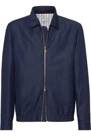 Brunello Cucinelli Chaqueta bomber con cuello italiano