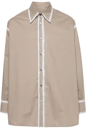 Maison Margiela Camisa con ribete en contraste