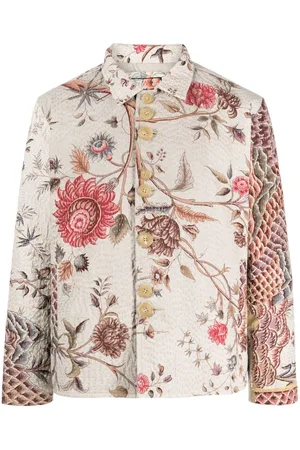 BY WALID Chaqueta con estampado floral