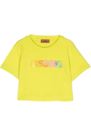 Missoni Camiseta corta con logo bordado