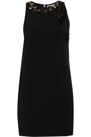 Elisabetta Franchi Vestido corto con detalle de cadena
