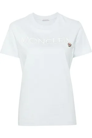 Moncler Camiseta con logo bordado