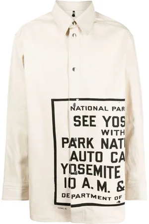 OAMC Camisa con texto estampado
