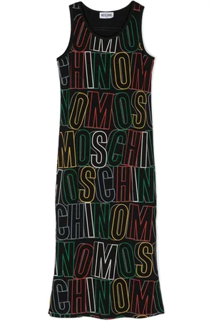 Moschino Vestido largo sin mangas con logo