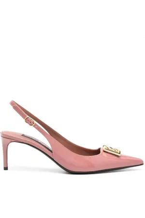 Dolce & Gabbana Zapatos de tacón con placa del logo