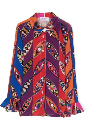 PUCCI Junior Camisa con estampado gráfico