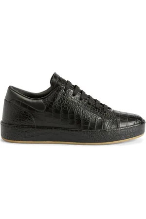 Giuseppe Zanotti Zapatillas GZ City con efecto de piel de cocodrilo