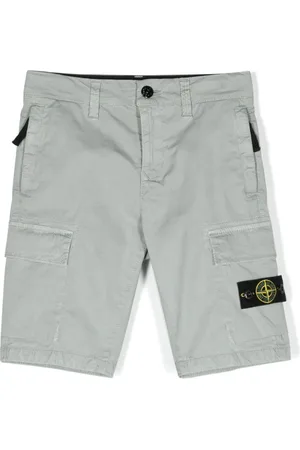 Stone Island Bermudas cargo con parche Compass